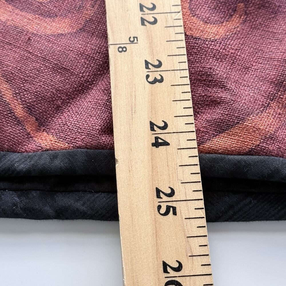 Patchwork Reversible Jacket Large Black Mauve Art… - image 6